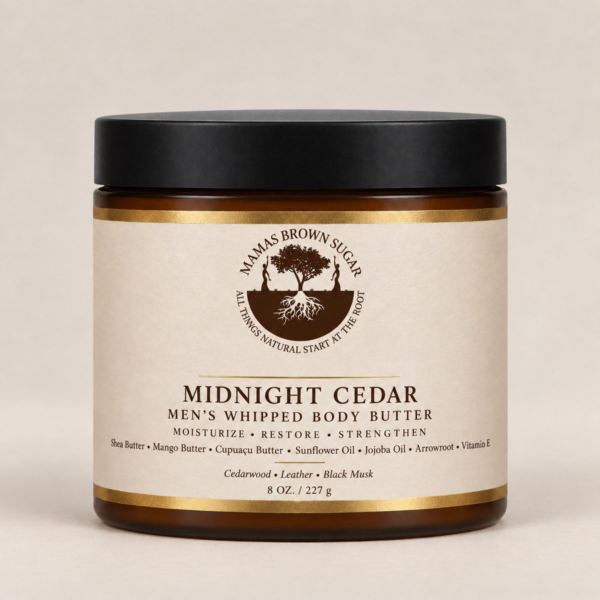 MIDNIGHT CEDAR MEN’S WHIPPED BODY BUTTER