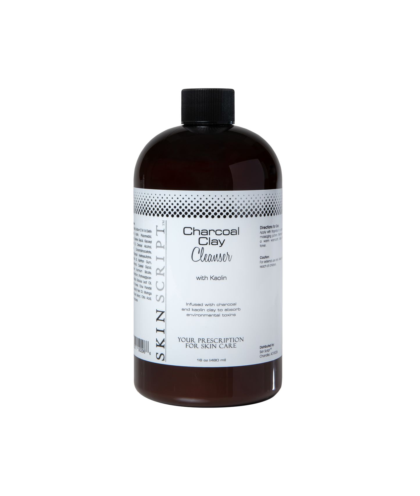 Charcoal Clay Cleanser 16 oz