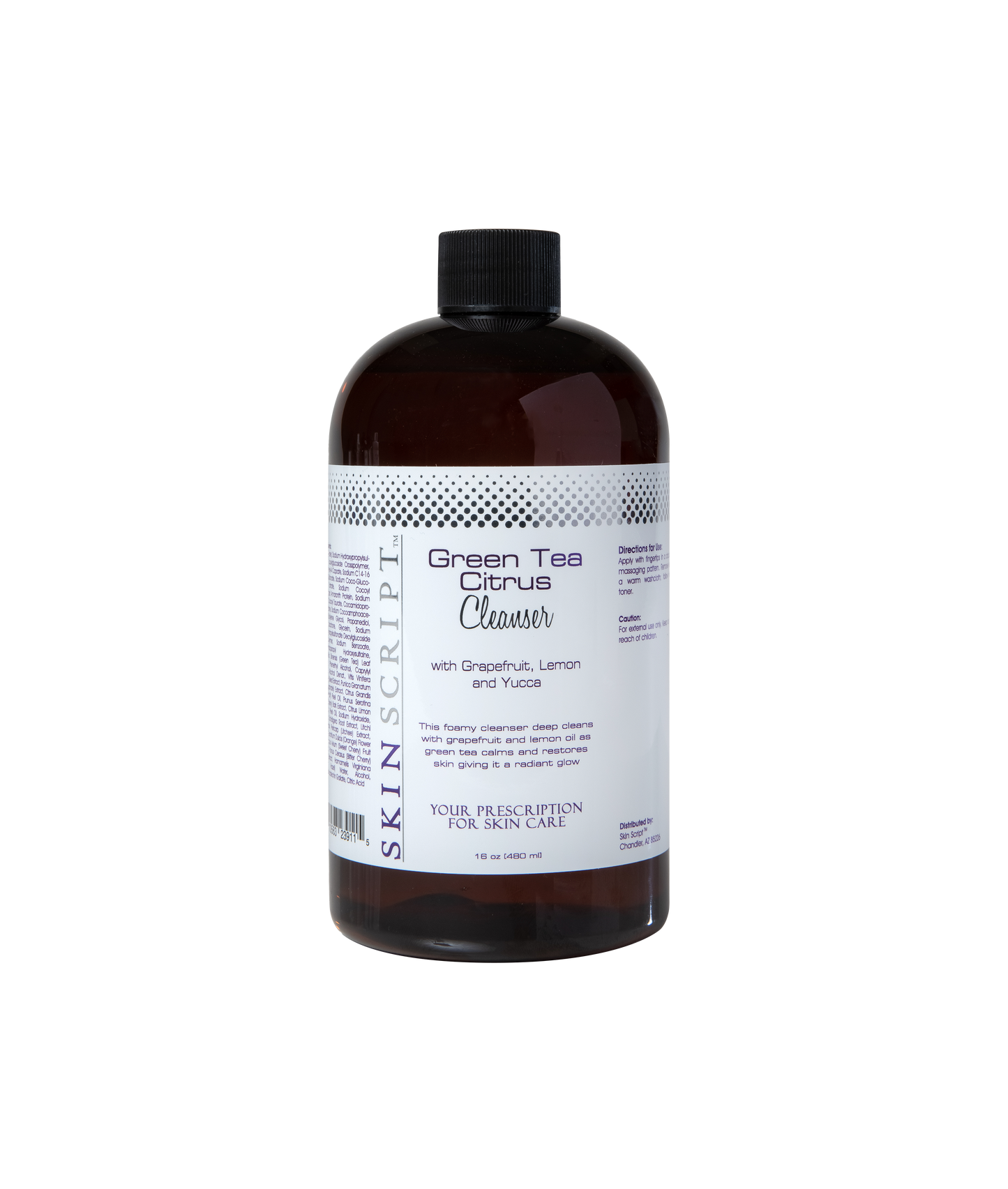 Green Tea Citrus Cleanser 16 oz